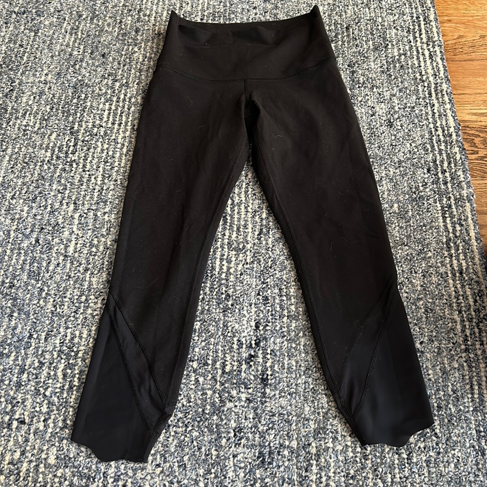 Lululemon cropped mesh leggings